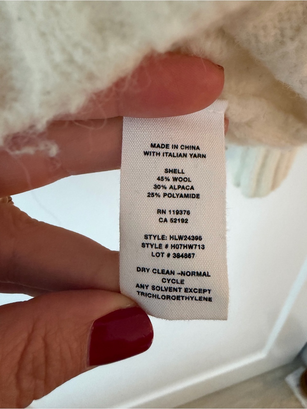 Helmut Lang Cream Crewneck Sweater - Soft Knit - Picture 3 of 6